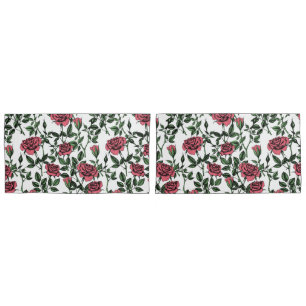 Roses pattern pillowcase