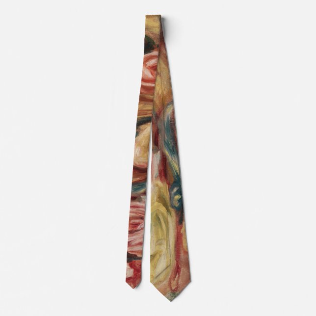 Roses - Pierre-Auguste Renoir Tie (Back)