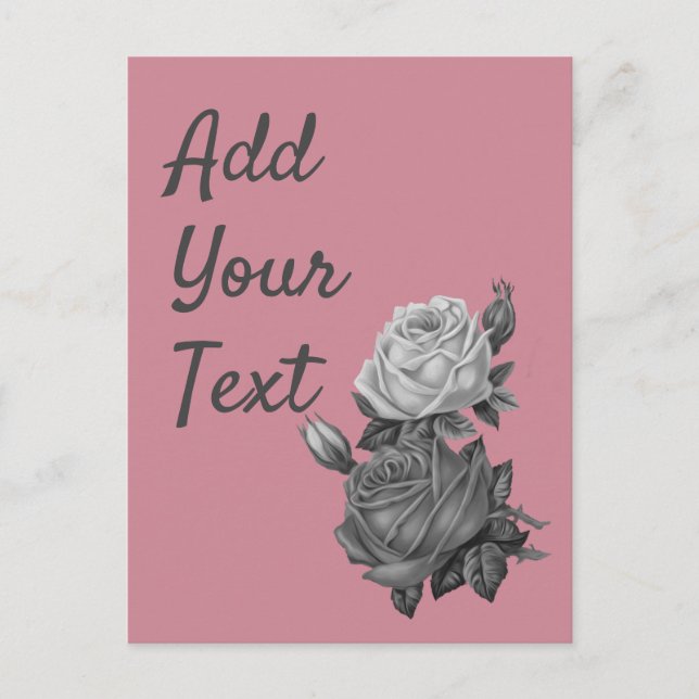 Roses Postcard (Front)