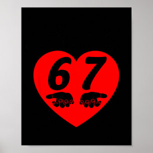 Roses Red Blah Six Seven Funny Valentine Meme Love Poster