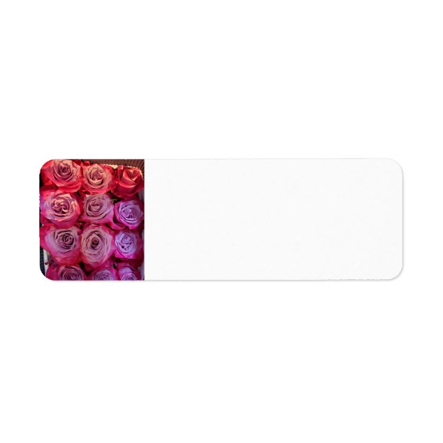 Roses Return Address Label (Front)