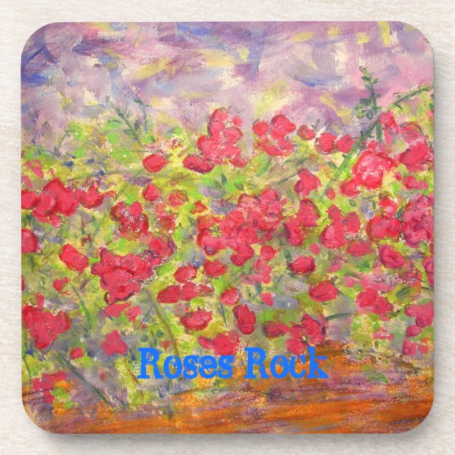Roses Rock Coaster (Front)