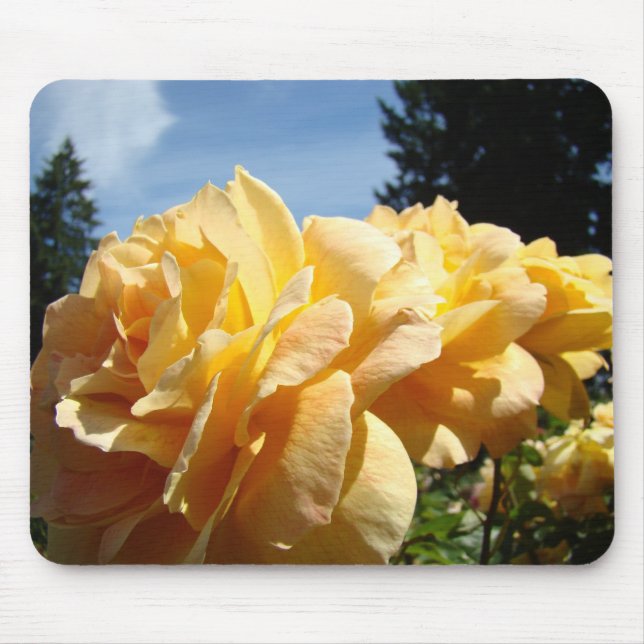 ROSES, ROSE FLOWERS MOUSE PADS MOUSEPAD (Front)