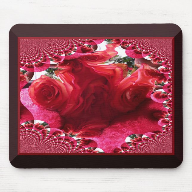 Roses Rosy Mouse Pad (Front)