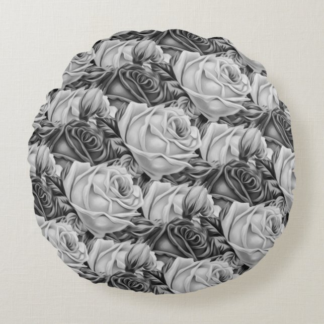 Roses Round Cushion (Front)