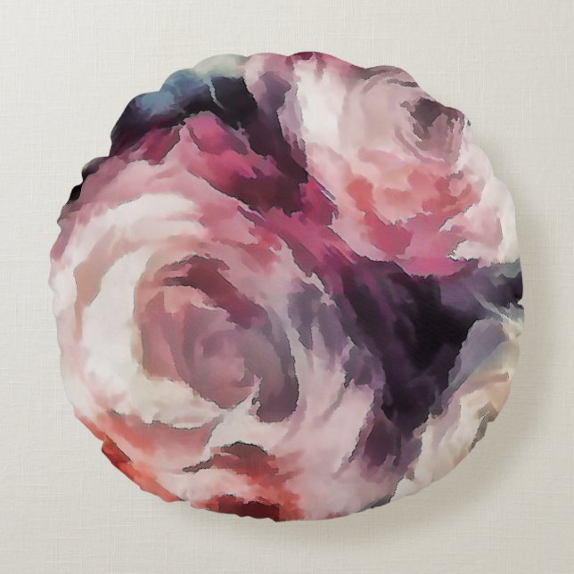 Roses Round Cushion (Front)