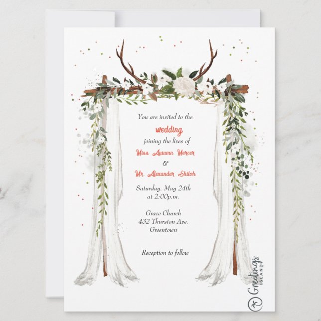 Roses Rustic Wood Lights Greenery White Rose Flora (Front)