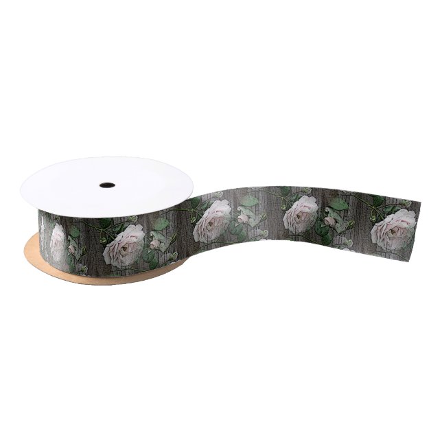 Roses Satin Ribbon (Spool)