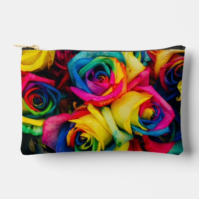 Roses Small Accessory Pouch (Front)