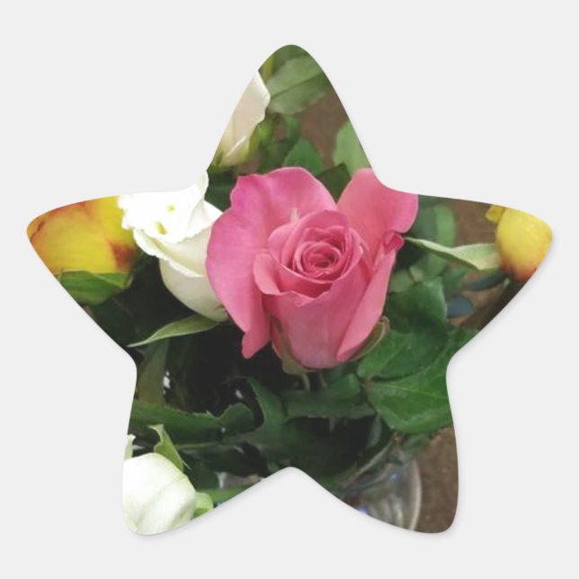 Roses Star Sticker (Front)