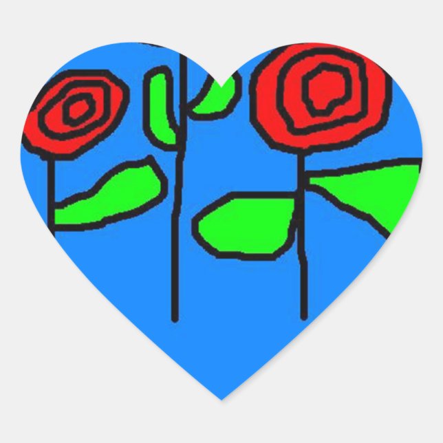 Roses stickers (Front)
