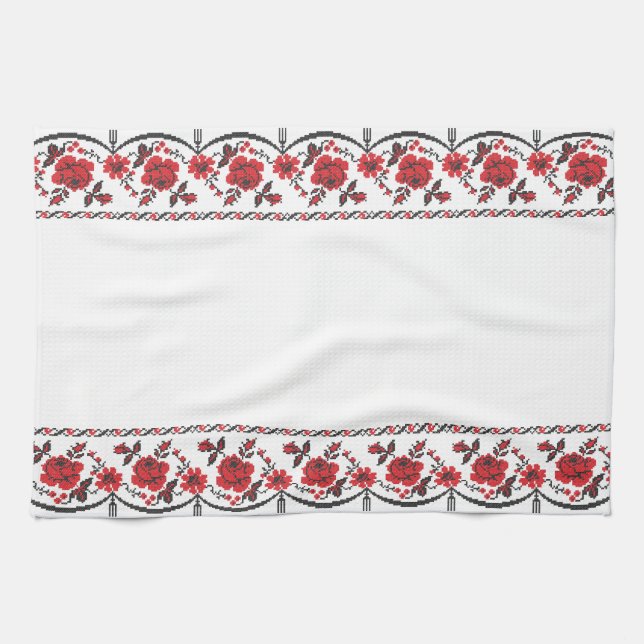 Roses Tea Towel (Horizontal)