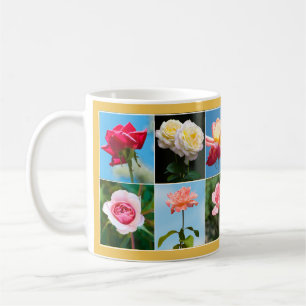 Roses template coffee mug