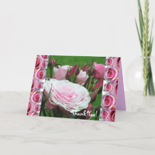 Roses Thank You Card