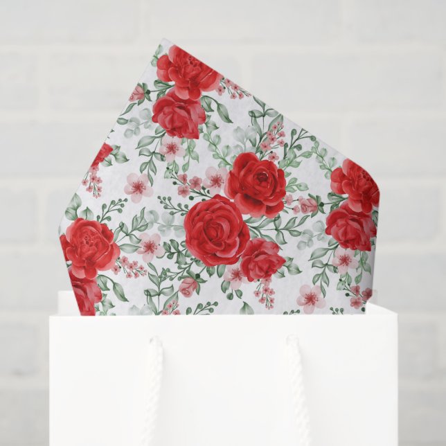 Roses Tissue Paper (Gift Bag)