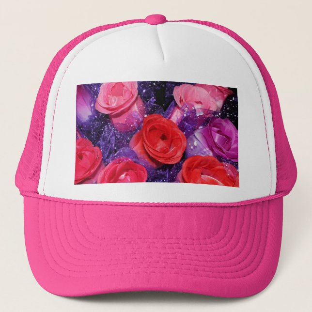 Roses Trucker Hat (Front)