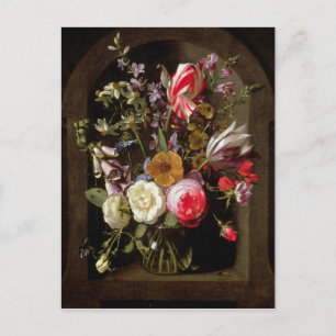 Roses, Tulips and other Flowers Postcard