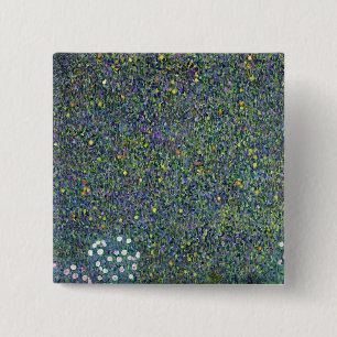 Roses under the Trees, c.1905 15 Cm Square Badge