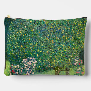 Roses Under the Trees Gustav Klimt  Art Print Accessory Pouch