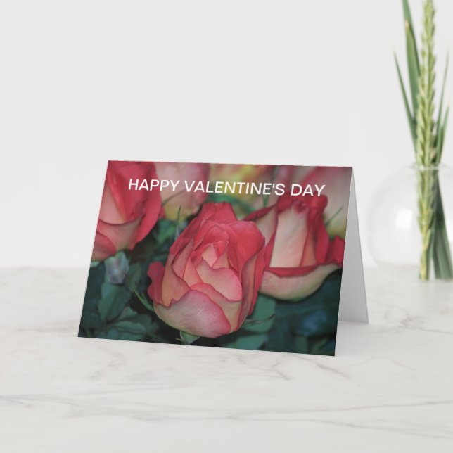 ROSE'S VALENTINE'S  DAY Card (Front)