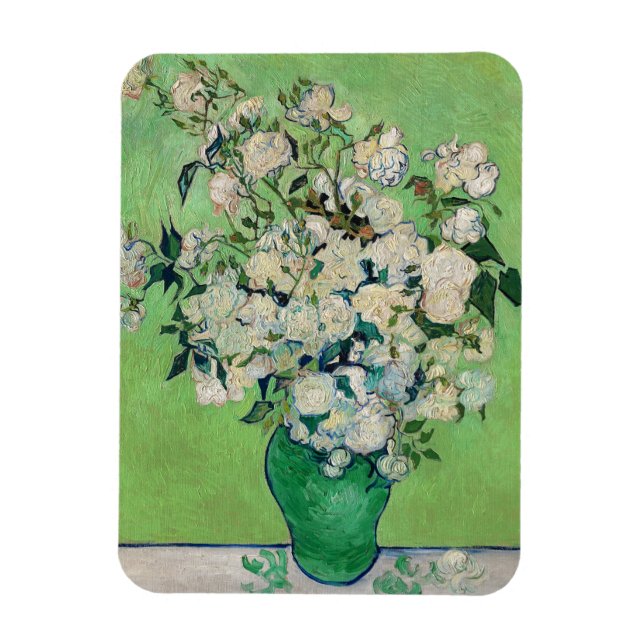 Roses, Vincent van Gogh  Magnet (Vertical)