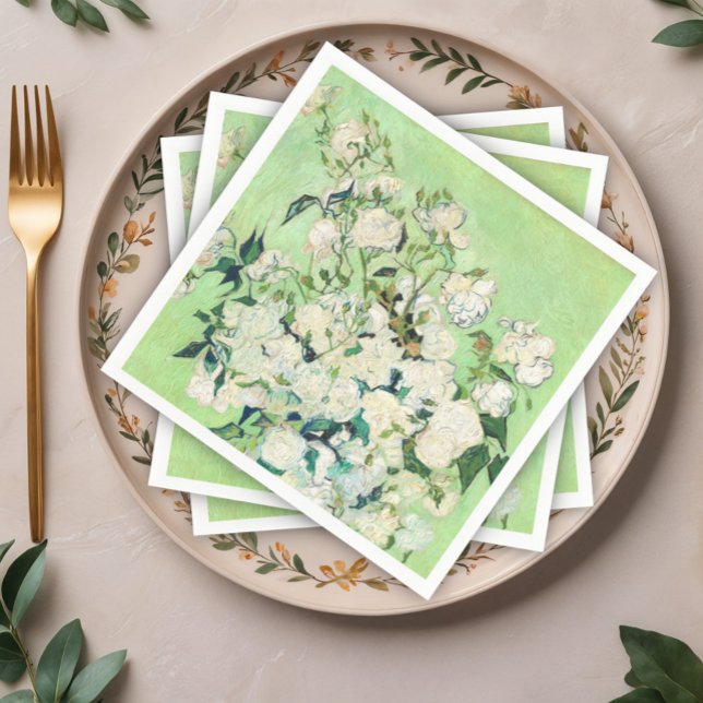 Roses, Vincent van Gogh Napkin (Creator Uploaded)