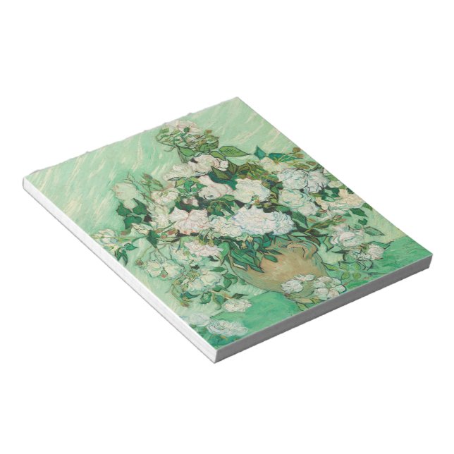 Roses - Vincent van Gogh Notepad (Angled)