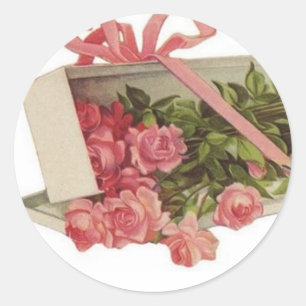 Roses Wedding Envelope seal stickers