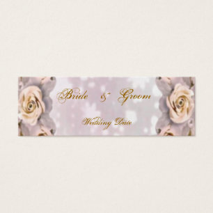 Roses Wedding Favour Tag