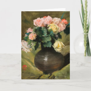 Roses William Merritt Chase Card