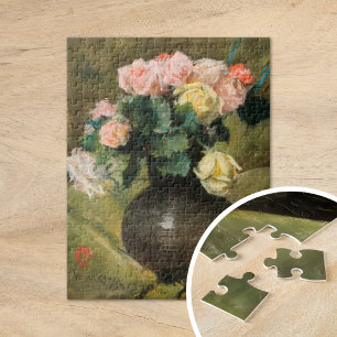 Roses   William Merritt Chase Jigsaw Puzzle