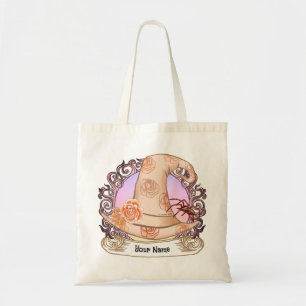Roses Witch Hat tote bags