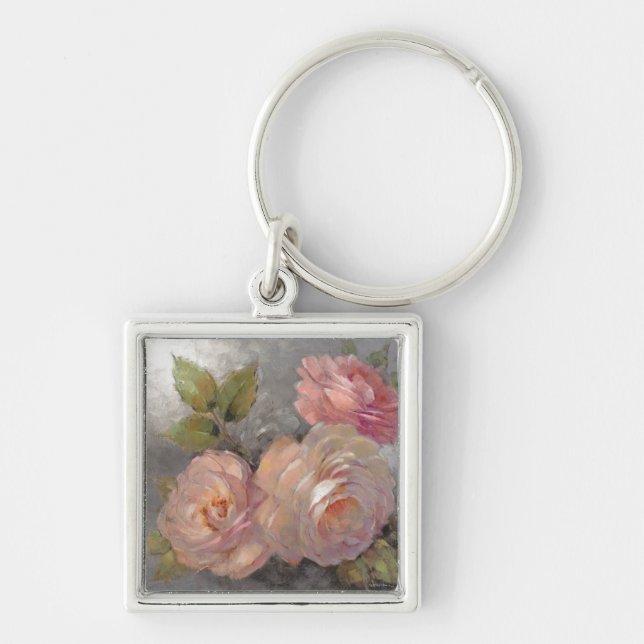 Roses with Grey Key Ring (Front)
