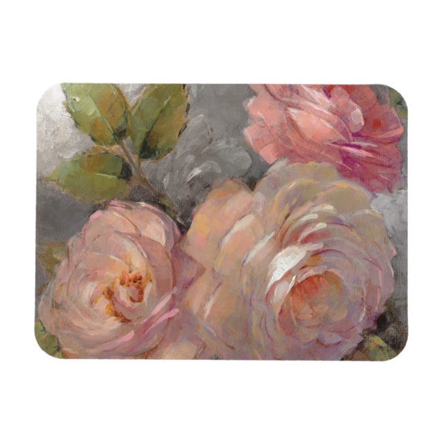 Roses with Grey Magnet (Horizontal)