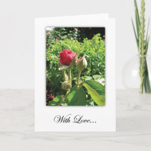 Roses with love Greeting card