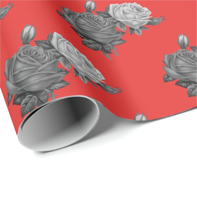 Roses  wrapping paper (Roll Corner)