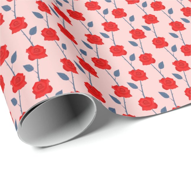 Roses Wrapping Paper (Roll Corner)