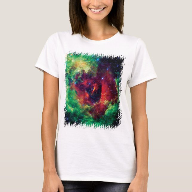 Rosetta Nebula NASA Space Photo T-Shirt (Front)