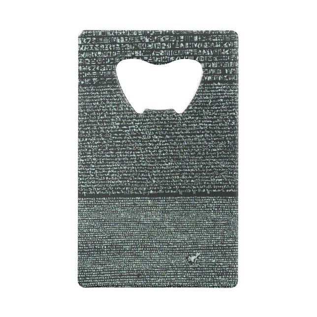 Rosetta Stone Ancient Egyptian hieroglyphs (Back)