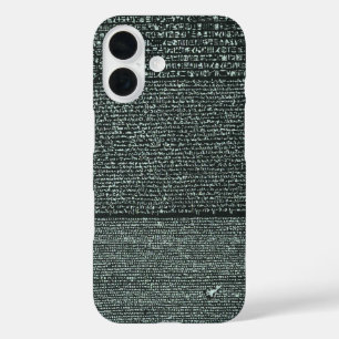 Rosetta Stone Ancient Egyptian hieroglyphs iPhone 16 Case