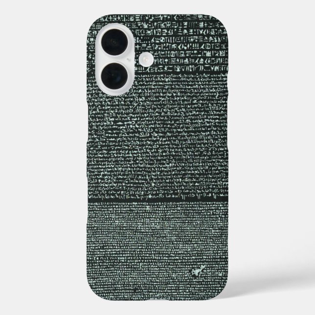 Rosetta Stone Ancient Egyptian hieroglyphs Case-Mate iPhone Case (Back)