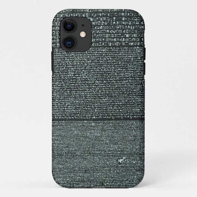 Rosetta Stone Ancient Egyptian hieroglyphs Case-Mate iPhone Case (Back)