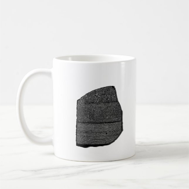 Rosetta Stone Coffee Mug (Left)