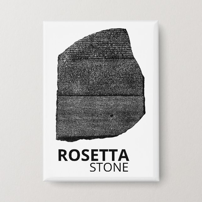 Rosetta Stone: Hieroglyph Ancient Egypt Language (Front)