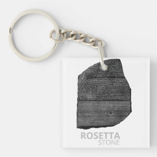 Rosetta Stone: Hieroglyph Ancient Egypt Language Key Ring