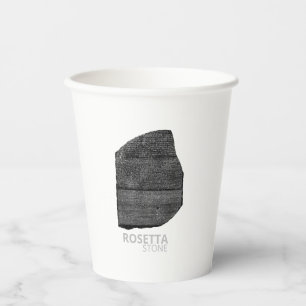 Rosetta Stone pharaoh languages interpretation key Paper Cups