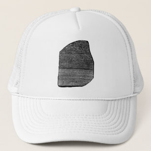Rosetta stone trucker hat