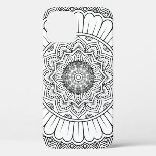 Rosette mandala ornament wallpaper iPhone 12 case