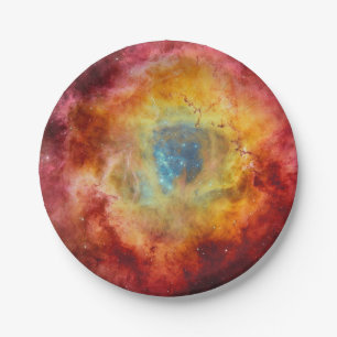 Rosette Nebula Paper Plate