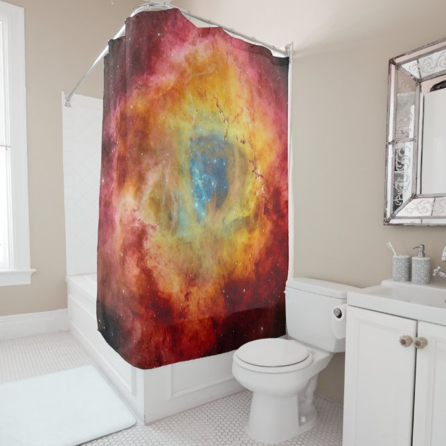 Rosette Nebula Shower Curtain (In Situ)